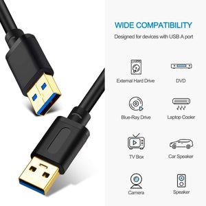 USB  Cable, Connector DVD Player, Laptop 